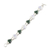 Jade heart bracelet, 'Soul Mates' - Handcrafted Heart Shaped Sterling Silver Link Jade Bracelet (image 2b) thumbail
