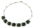 Jade pendant necklace, 'Maya Legends' - Central American Sterling Silver Jade Necklace thumbail