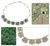 Jade waterfall necklace, 'Maya Legends in Light Green' - Handcrafted Sterling Silver Jade Necklace (image 2) thumbail