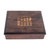 Pinewood tea box, 'Dresden Codex' (large) - Collectible Guatemala Handcrafted Wood Tea Box (Large)