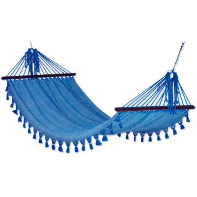 Cotton hammock, 'Take Me to the Sea' (single) - Cotton hammock (Single)