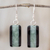 Jade dangle earrings, 'Maya Legend' - Collectible Modern Jade Dangle Earrings (image 2) thumbail