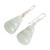 Jade dangle earrings, 'Whirlwind' - Hand Crafted Jade Dangle Earrings (image 2c) thumbail
