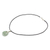 Jade pendant necklace, 'Maya Dreams' - Hand Crafted Jade Pendant on Cotton Cord Necklace (image 2b) thumbail