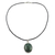 Jade pendant necklace, 'Sacred Maya Treasure' - Guatemalan Jade Pendant on 925 Silver and Cotton Cord (image 2c) thumbail
