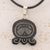 Jade pendant necklace, 'Maya Forgiveness' - Forgiveness Maya Glyph Hand Carved in Jade Necklace (image 2) thumbail