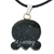 Jade pendant necklace, 'Maya Forgiveness' - Forgiveness Maya Glyph Hand Carved in Jade Necklace (image 2b) thumbail