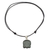 Jade pendant necklace, 'Maya Warrior Strength' - Handcrafted Nahual Cotton Cord Jade Warrior Necklace (image 2d) thumbail