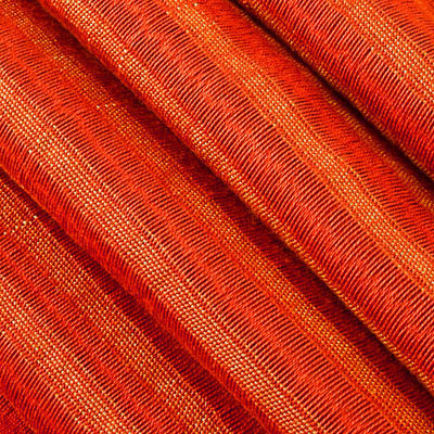 Baumwollschal - Einzigartiger orangefarbener Baumwollschal