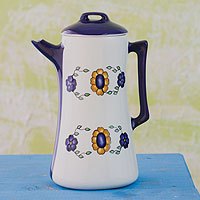 Ceramic coffee pot, Margarita