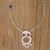 Jade pendant necklace, 'Owl Spirit' - Sterling Silver Pendant Jade Bird Necklace (image 2b) thumbail