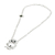 Jade pendant necklace, 'Owl Spirit' - Sterling Silver Pendant Jade Bird Necklace (image 2d) thumbail