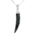 Men's jade pendant necklace, 'Invincible' - Men's Handcrafted Sterling Silver Pendant Jade Necklace (image 2a) thumbail