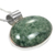 Jade pendant necklace, 'Maya Virtues' - Hand Crafted Sterling Silver Jade Pendant Necklace (image 2b) thumbail
