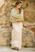 Cotton skirt, 'Naturally Modern' - Women's Long Tiered Cotton Skirt (image 2) thumbail