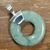 Jade pendant, 'Endless Melody' - Light Green Jade Pendant (image 2) thumbail
