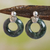 Jade dangle earrings, 'Endless Love' - Jade Dangle Earrings thumbail
