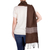Cotton blend scarf, 'Espresso Mountain' - Cotton blend scarf (image 2b) thumbail