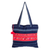 Cotton shoulder bag, 'Blue Birds of Toliman' - Handmade Central American Cotton Tote Bag (image 2a) thumbail