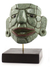 Jade mask, 'Maya Lord of El Naranjo' (large) - Jade Maya Archaeology Museum Replica Maya Mask (image 2a) thumbail