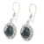 Jade dangle earrings, 'Dark Forest Princess' - Jade dangle earrings (image 2b) thumbail