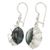 Jade dangle earrings, 'Place of the Moon' - Guatemalan Jade Dangle Earrings (image 2b) thumbail