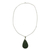 Jade pendant necklace, 'Dark Forest Tears' - Jade pendant necklace (image 2b) thumbail