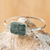 Jade bangle bracelet, 'Mixco Modern' - Jade bangle bracelet