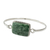 Jade bangle bracelet, 'Mixco Modern' - Jade bangle bracelet