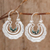 Jade hoop earrings, 'Totonicapan Wreaths' - Jade hoop earrings thumbail