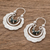 Jade hoop earrings, 'Totonicapan Wreaths' - Jade hoop earrings (image 2b) thumbail