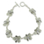 Lilac jade flower bracelet, 'Quetzaltenango Blossoms' - Lilac jade flower bracelet thumbail