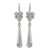 Sterling silver flower earrings, 'Solola Bouquet' - Sterling Silver Dangle Earrings