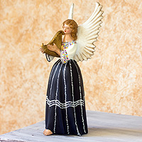 Ceramic figurine, 'Angel from Coban' - Ceramic figurine