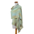 Rayon shawl, 'Serenity's Ethereal Inspiration' - Unique Bamboo fibre Shawl (image 2d) thumbail