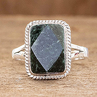 Featured review for Jade cocktail ring, Maya Forest Princess