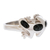 Jade ring, 'Scurrying Lizard' - Women's Jade Ring Sterling Silver Artisan Jewelry thumbail