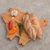 Wood cutting board, 'Happy Pig' - Hand Carved Natural Wood Chopping Board (image 2) thumbail