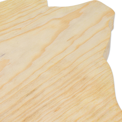 tabla de cortar de madera - Tabla de cortar de madera natural tallada a mano