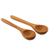 Cedar wood serving spoons, 'Nature's Treat' (pair) - Cedar wood serving spoons (Pair) thumbail
