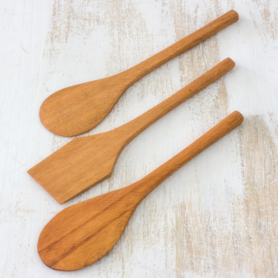 Cedar spatulas, Forest Kitchen (set of 3)