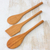 Cedar spatulas, 'Forest Kitchen' (set of 3) - Cedar spatulas (image 2) thumbail