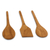 Cedar spatulas, 'Forest Kitchen' (set of 3) - Cedar spatulas (image 2b) thumbail