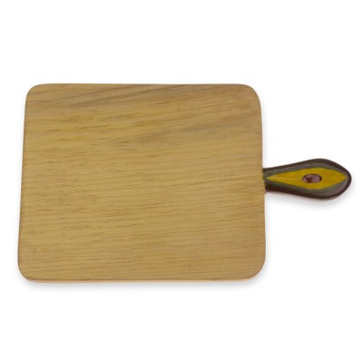 Wood cutting board, 'Avocado Reign' - Hand Carved Cutting Chopping Board Natural Wood