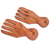 Cubiertos para ensalada de madera de cedro, (par) - Servidores de ensalada de cedro (par)