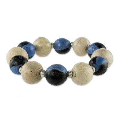 Ceramic stretch bracelet