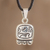 Sterling silver pendant necklace, 'Destiny's Nahual' - Sterling silver pendant necklace thumbail