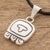Sterling silver pendant necklace, 'Life Nahual' - Sterling silver pendant necklace (image 2b) thumbail