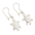 Lilac jade dangle earrings, 'Marine Turtles' - Lilac Jade Dangle Earrings (image 2c) thumbail