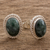 Jade stud earrings, 'Dark Mystique' - Jade stud earrings (image 2b) thumbail
